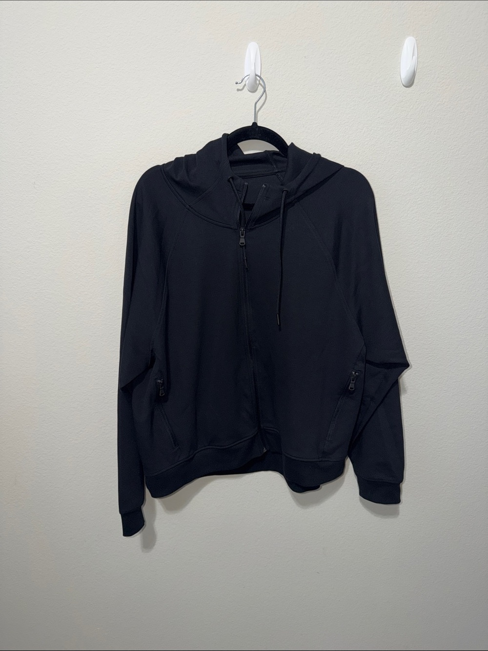 NWOT Old Navy Black Performance Zip-Up Hoodie Jacket